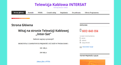 Desktop Screenshot of inter-sat.pl